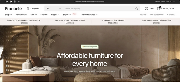 Pinnacle Shopify Theme