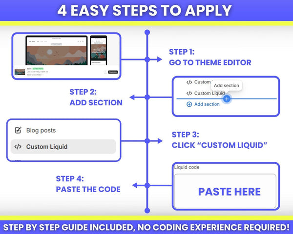 60+ Shopify Custom Liquid Code